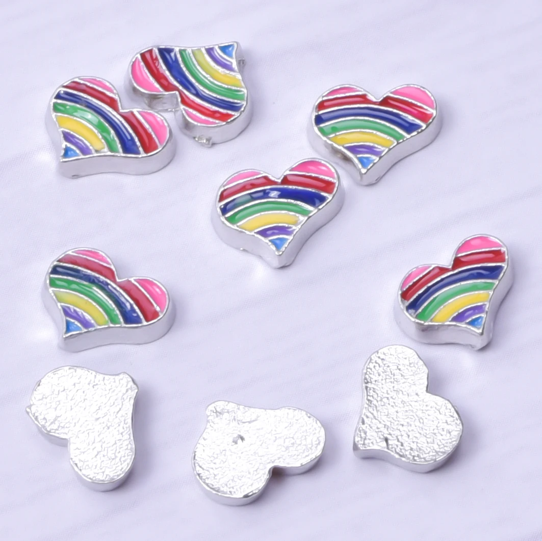 20 шт. подвеска-пазл из сплава с радужной эмалью |