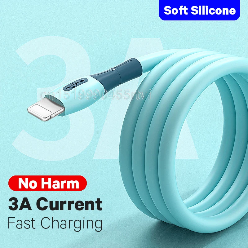 Кабель USB Type-C 3A для iPhone 13 12 11 Micro C быстрая зарядка | Мобильные телефоны и аксессуары