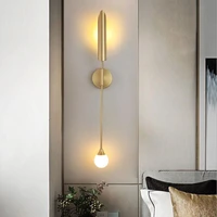 creative personality aisle staircase metal lamp background wall lamp post modern nordic living room bedroom bedside wall lamp