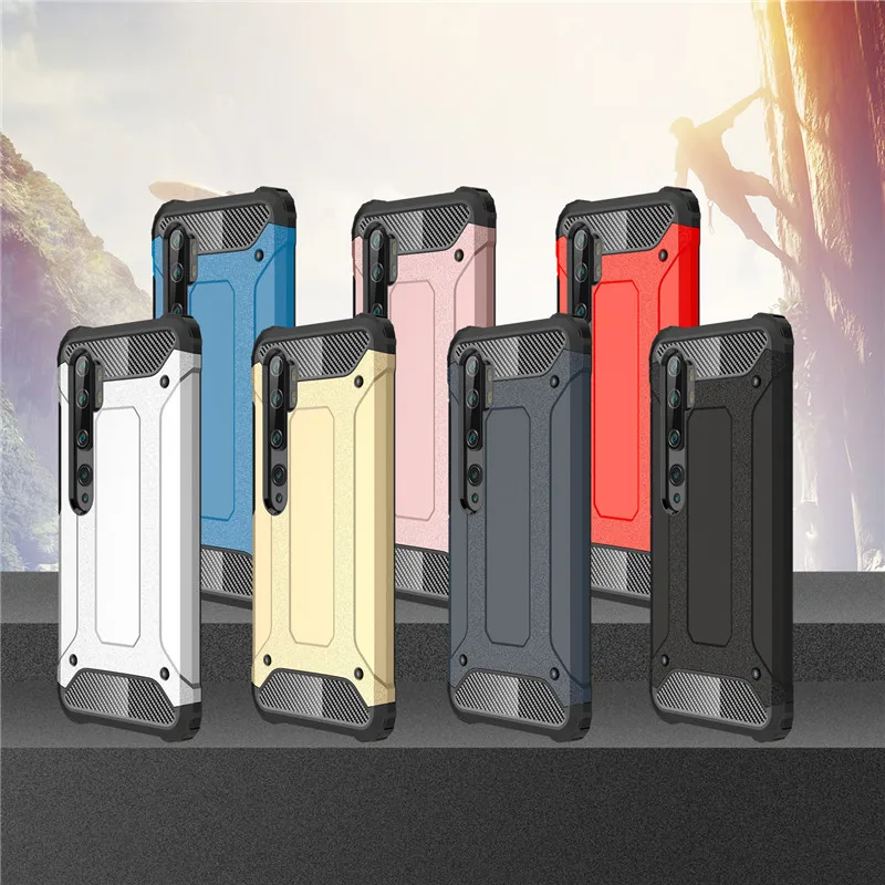 Для Xiaomi Mi CC9 Pro Чехол тяжелая броня тонкий жесткий резиновый силиконовый чехол для
