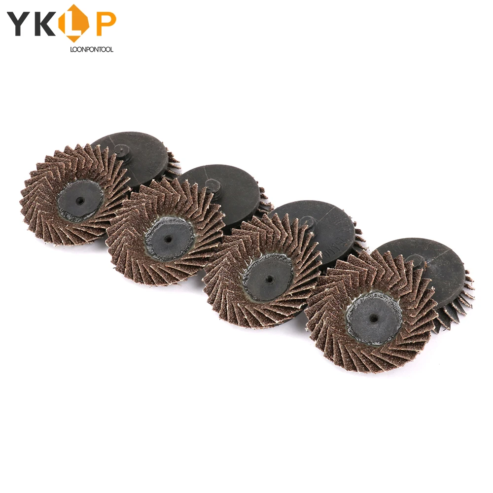 Абразивный откидной диск типа R Roloc 5 шт. 2 дюйма 60 # шлифовальный с резьбовым