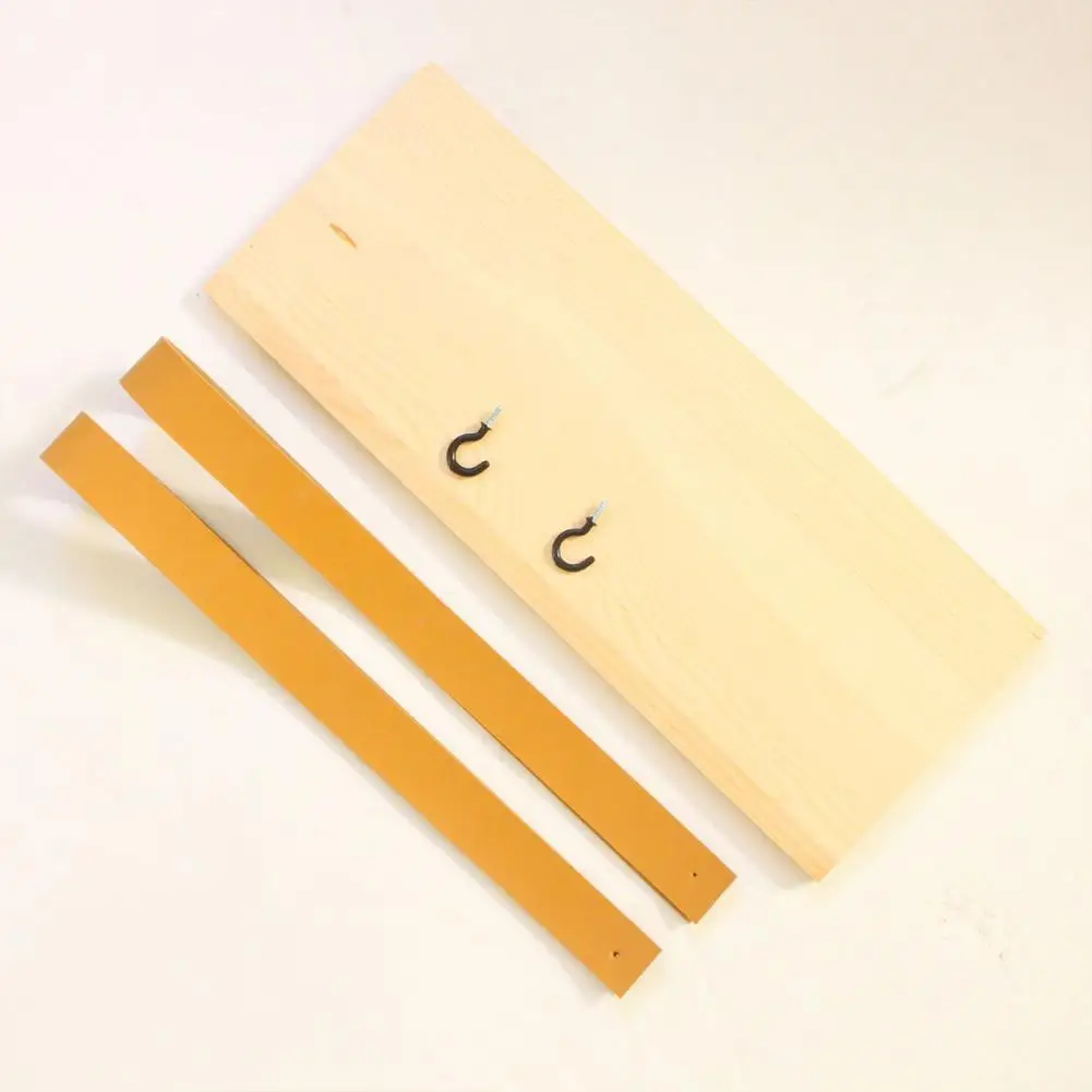 Настенная полка 45 см с ремнем из искусственной кожи декоративные полки для