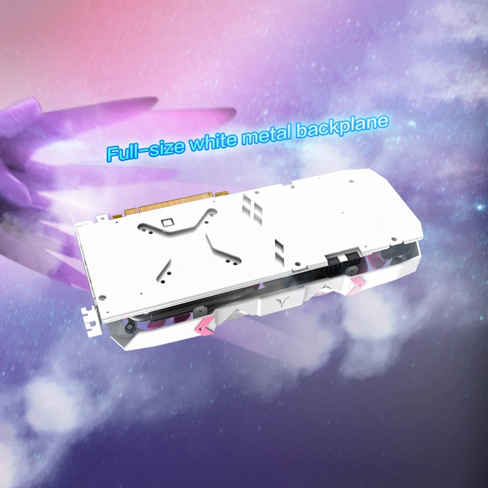 Yeston RX5700 XT-8G D6 PA графическая карта, видеокарта Navi10 7m RDNA PCI Express 4,0 низкое энергопотребление GPU 7nm