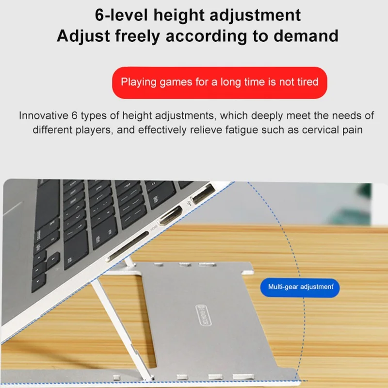 Регулируемая подставка для ноутбука Tongdaytech держатель Macbook компьютера iPad планшета