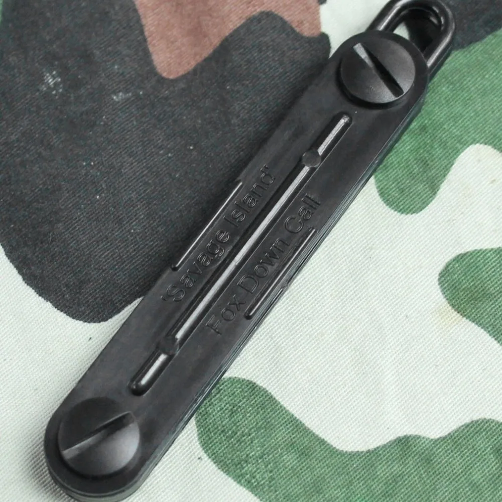 1 шт. черный Открытый Лисий пух лиса бластер вызов свисток Хищник Охота Кемпинг