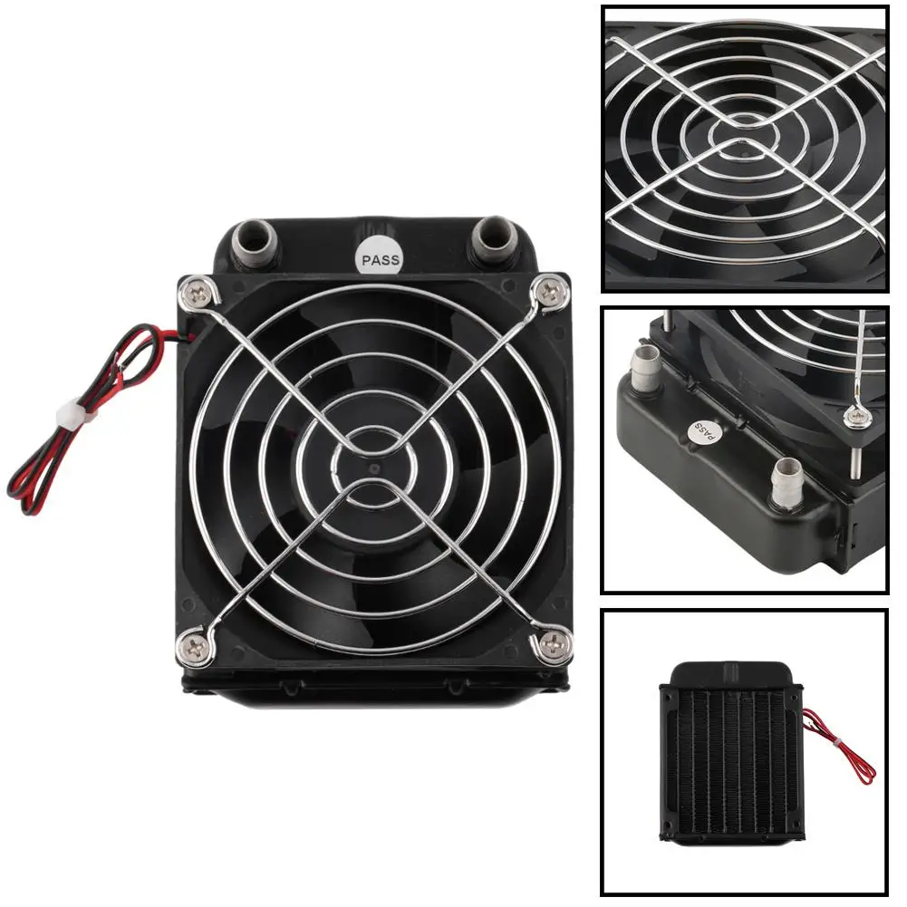 Алюминиевый 80 мм водяной охлаждающий рядовой теплообменник радиатор +