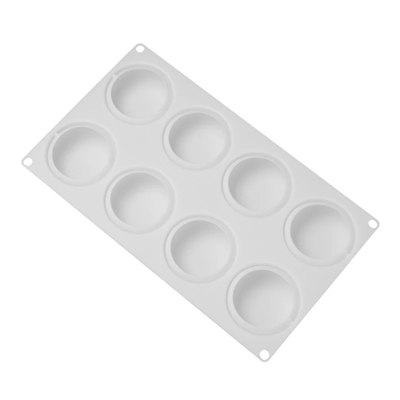 

Oblate Shaped Silicone Mold Round Cake Mousse Mold for Baking Tray Chocolate Dessert Baking Pan Cake Decorating Tools