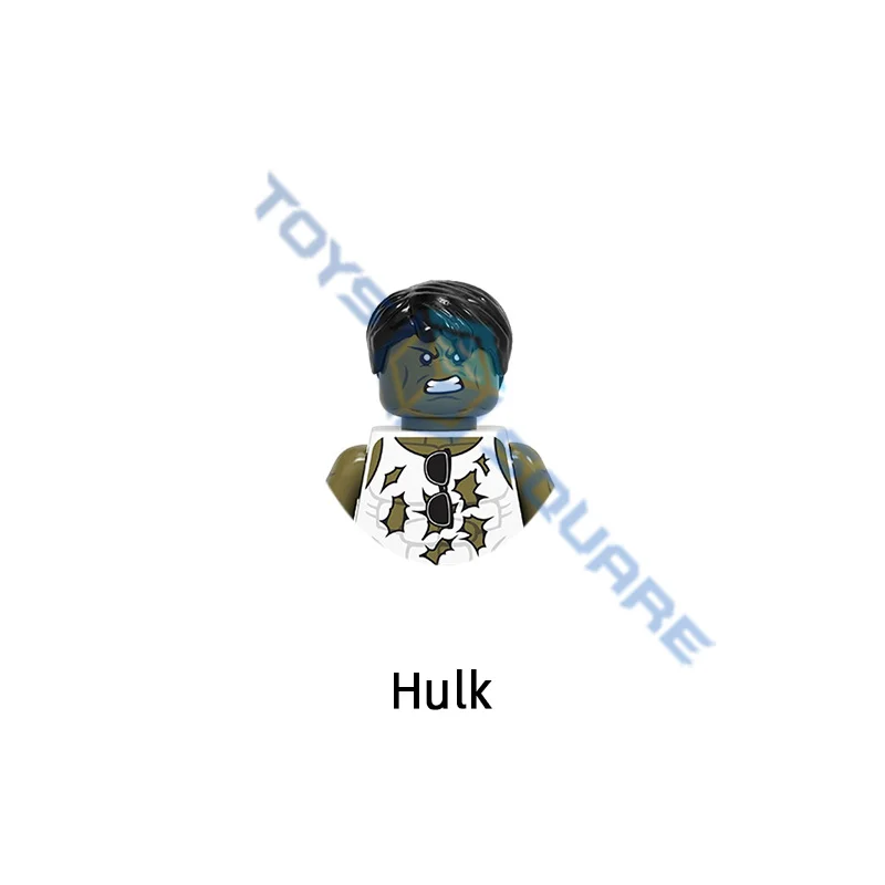 Строительные блоки: Железный человек Капитан Америка Дэдпул Hawkeye Халк ракета