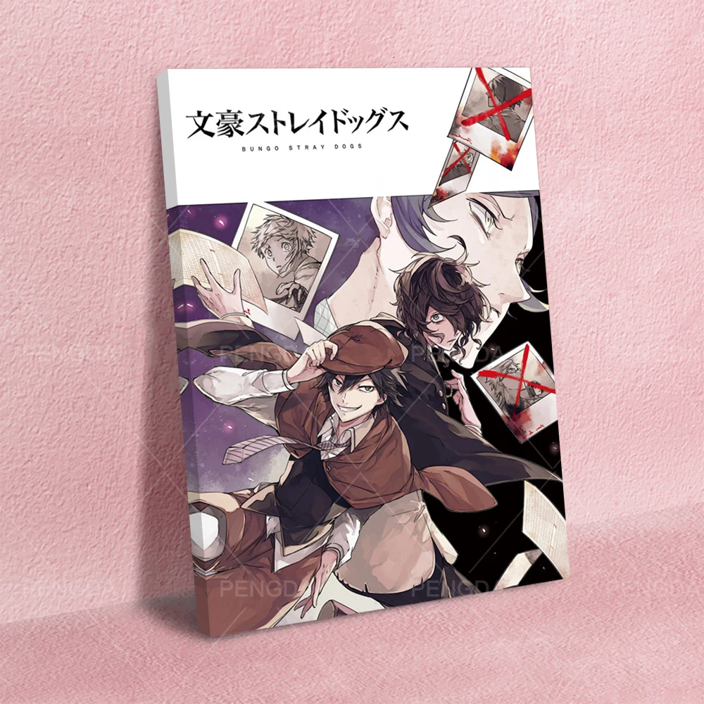 

Canvas Paintings Wall Artwork Modular Picture Home Decor Cartoon Animation Bungou Stray Dogs Modern For Bedroom HD Printed Frame
