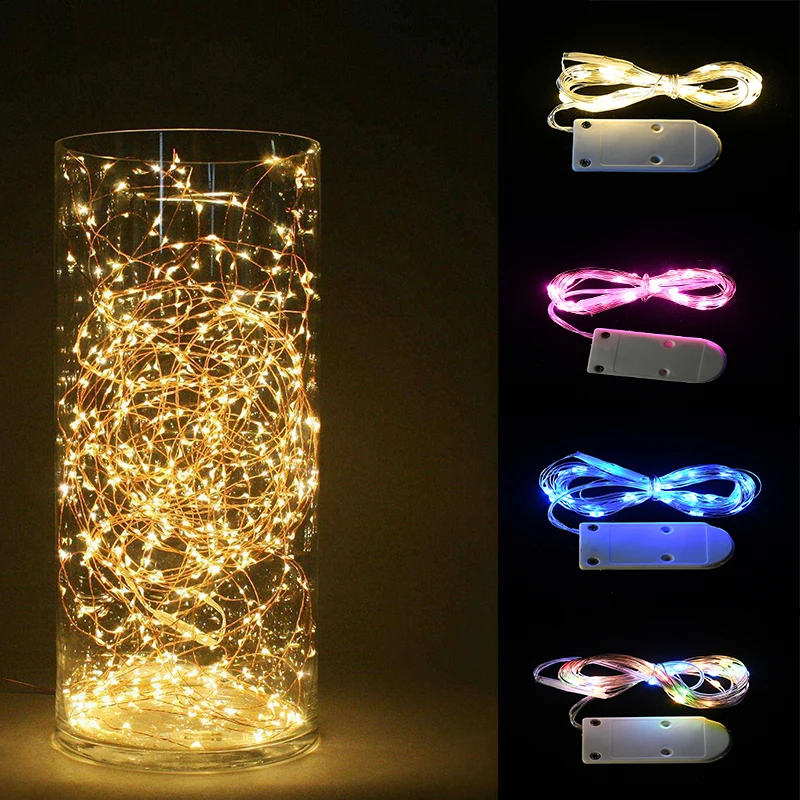 

5Colors 1m 2m 3m Fairy Garland Led Lights String Mall Christmas Party Decor Night Light Window Tree Curtain Shiny Lamp Strings