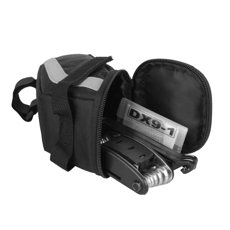 Portable Bicycle Saddle Bag Bike Storage Seat Cycling Tail Rear Pouch Riding Accessories | Спорт и развлечения