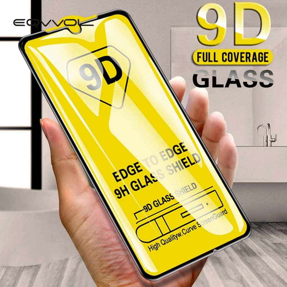Eqvvol 9D полное покрытие закаленное стекло для Xiaomi mi 9 8 Lite 9T Pro Защита экрана Red K20 Note 6 7