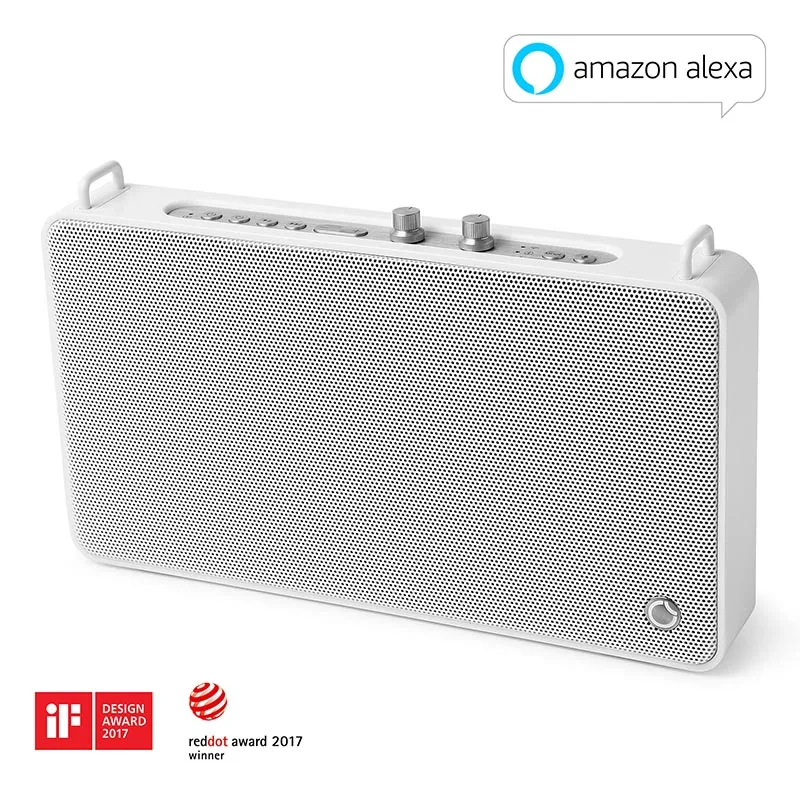 White GGMM E5 Портативный Bluetooth Динамик AUX Wi-Fi 20 Вт сабвуфер Колонка HD 6 драйвер квадратный громкий Динамик громкой связи Bluetooth гарнитура для компьютера телефона 15 часов - Цвет: White