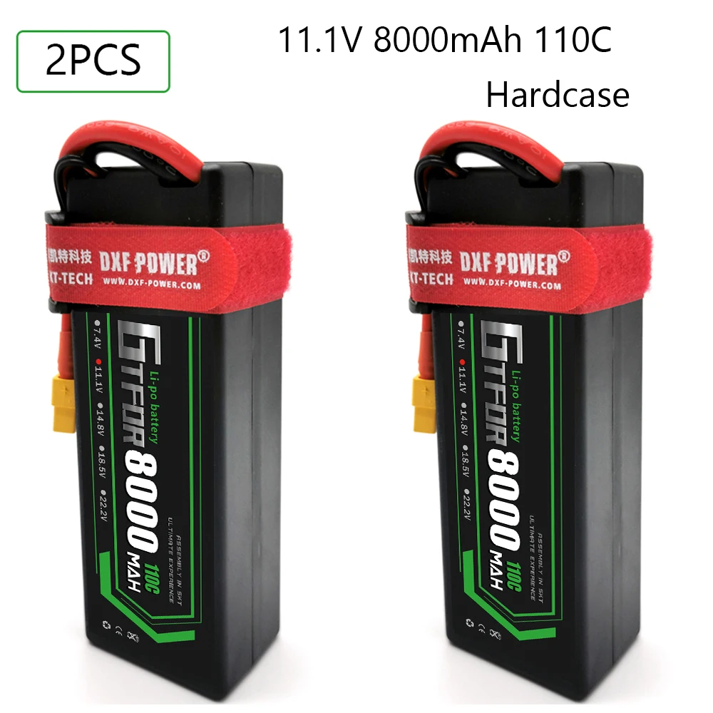 gtfdr lipo battery 2s 3s 4s 74 v 111 v 148 v 8000mah 6500mah 60c 120c 110c 220c для 18 110 багги sworkz