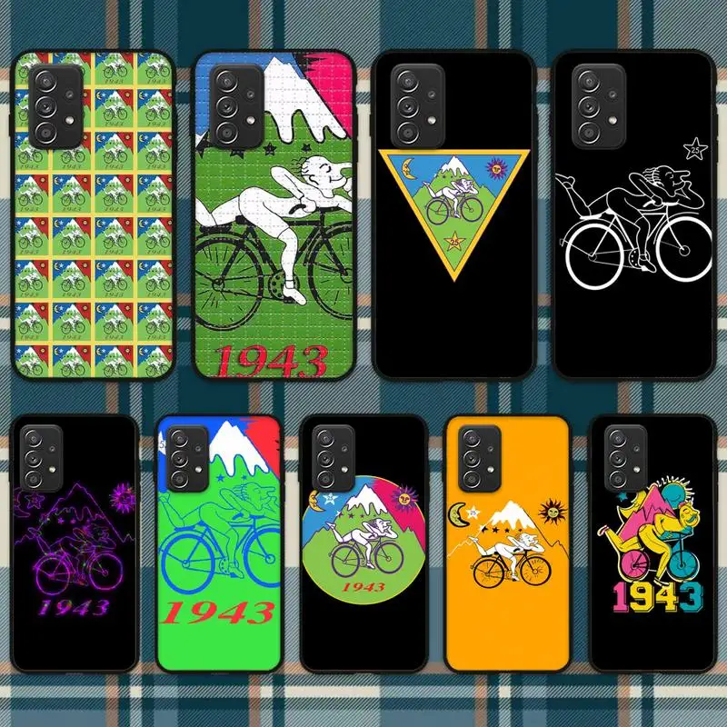 LSD - Albert Hofmann - Bicycle Day Phone Case For Samsung Galaxy S10 S20 S21 Note10 20Plus Ultra Shell