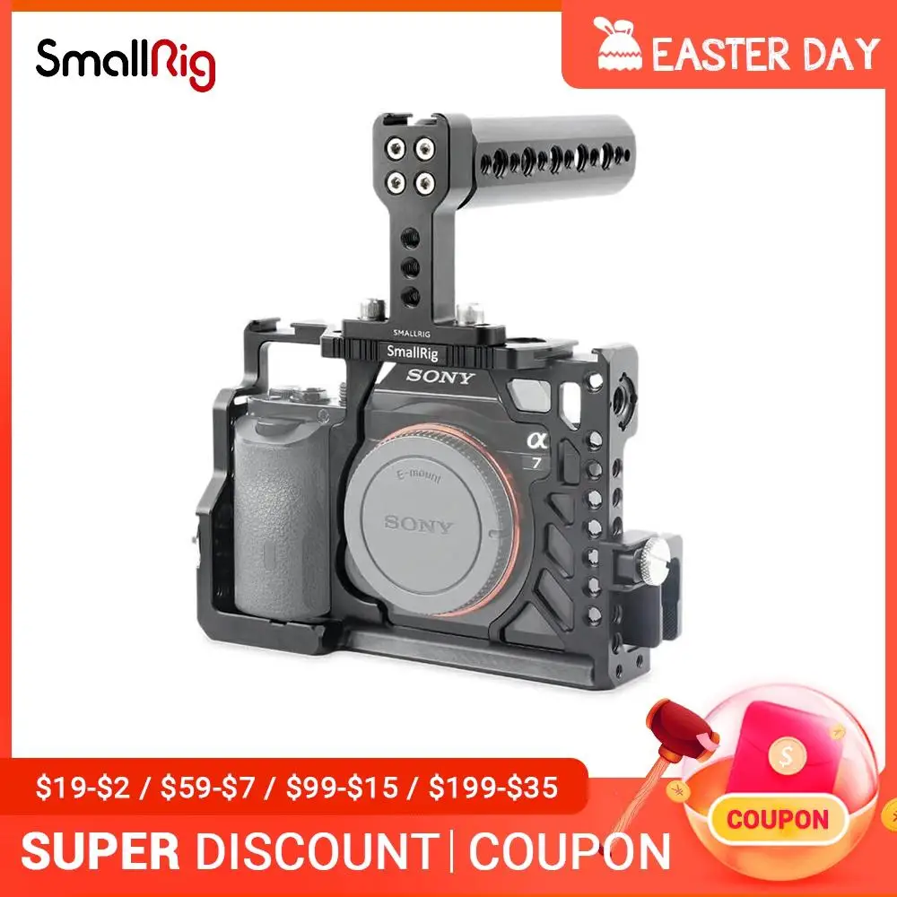 Комплект клетчатых камер SmallRig a7 для Sony A7/A7R/A7S с верхней ручкой зажимом кабеля HDMI