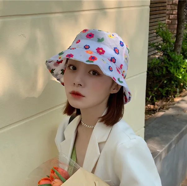 Панама женская кружевная с УФ-защитой элегантная шапка от солнца в стиле кэжуал