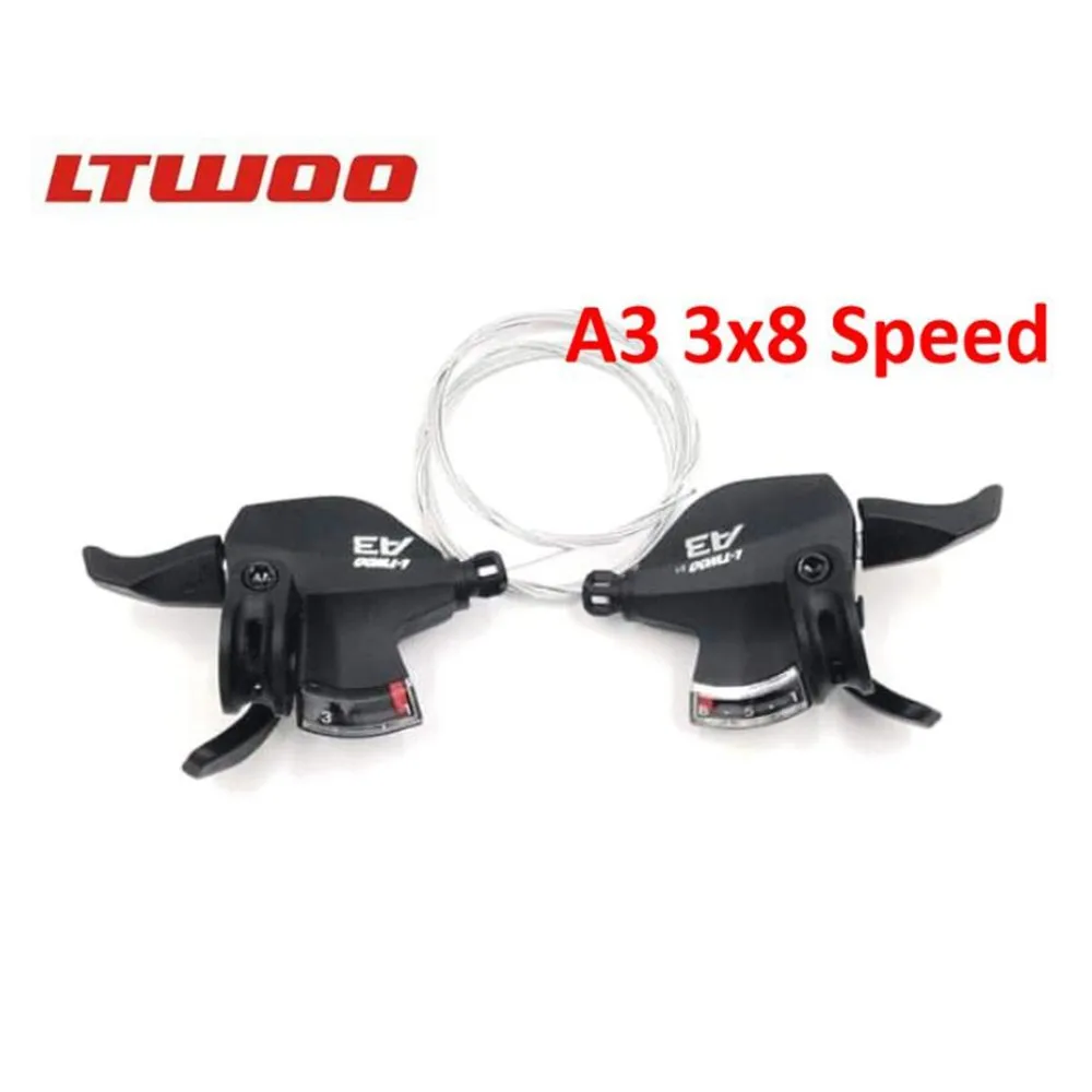 

LTWOO A3 3x8 Speed Trigger Shifter Shifter Lever For Shiman-o Altus/Alivio/Acera 3x8 Speed System Durable Bicycle Accessories