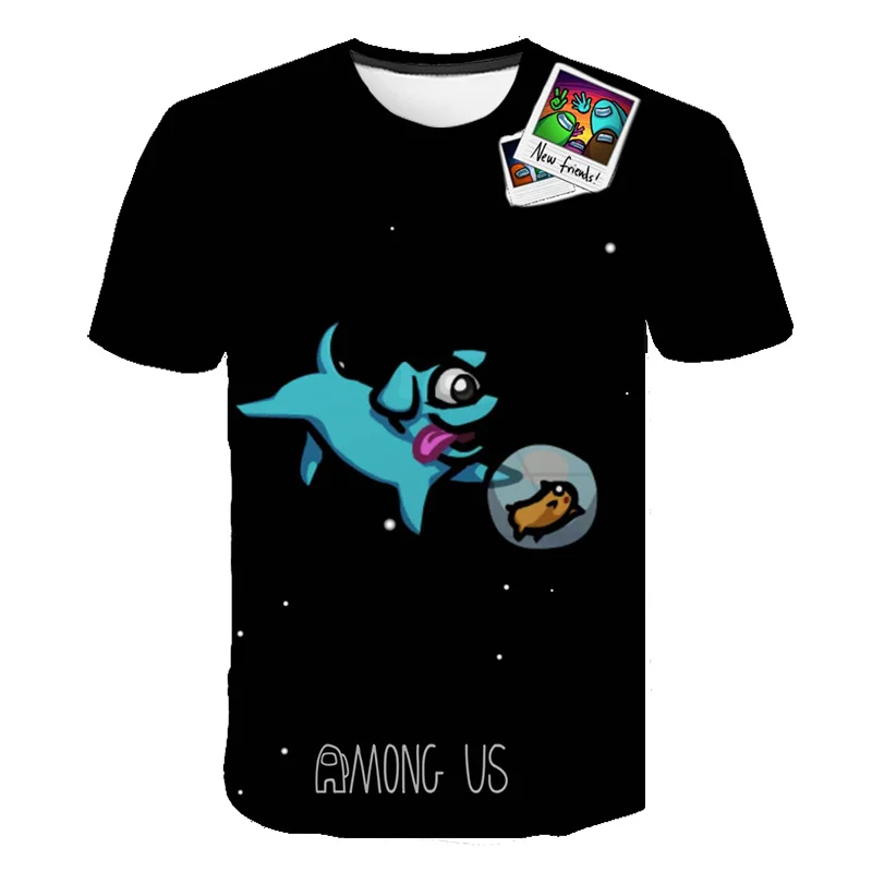 

2021 Summer Games Are Among Us 3D T-Shirts Kids Short-Sleeved Casual Printing New Fashion High-Quality Tops