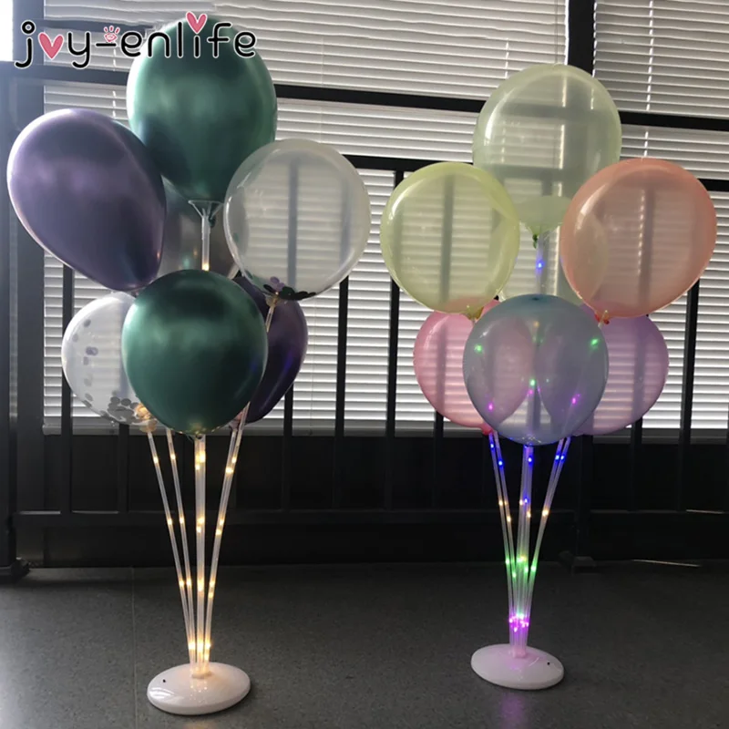 Светодиодный светильник держатель для шарика 7 трубок подставка колонна