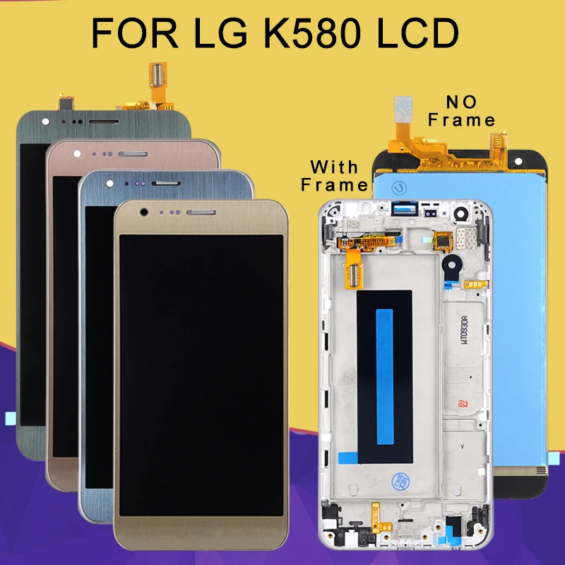 Акция Catteny 5 2-дюймовый K580 дисплей для LG X Cam Lcd с сенсорным экраном дигитайзер в