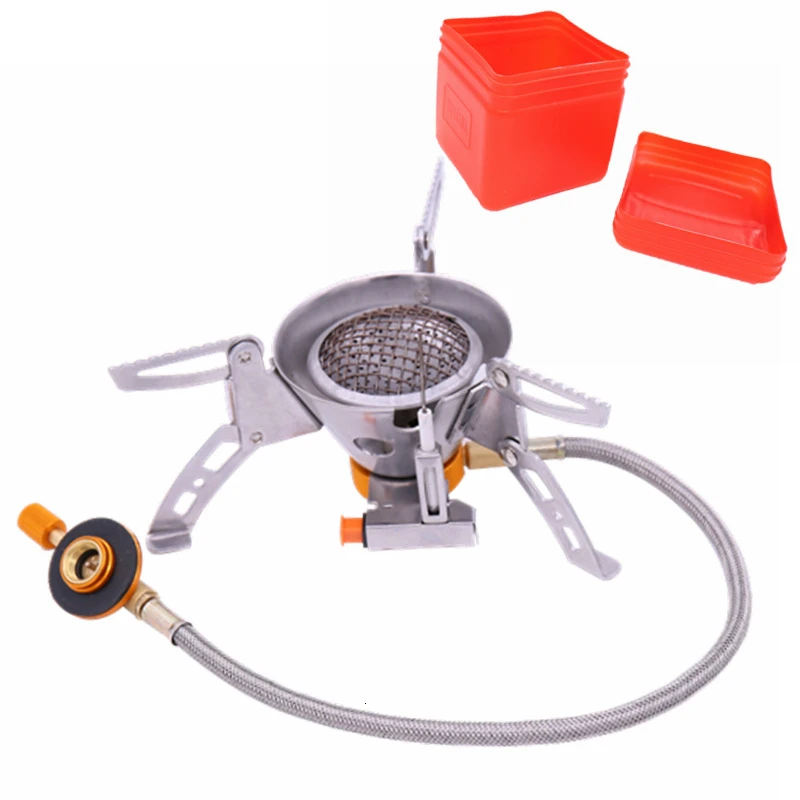Camping Stove1 3500 Вт плита на открытом воздухе Кемпинг Газовая Печка, духовка голова часть стиль для наружного альпинизма вечерние Пешие прогулки - Цвет: Camping Stove1