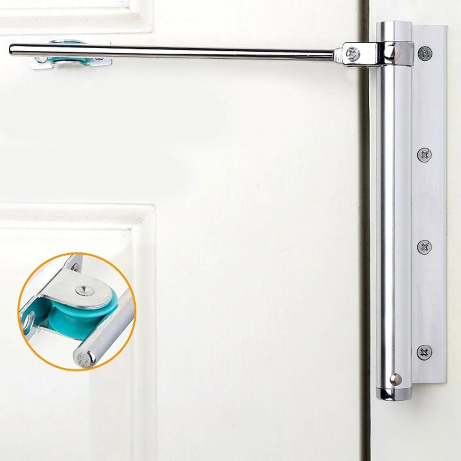 Регулируемый дверной автоматический доводчик алюминиевый сплав автоматическая