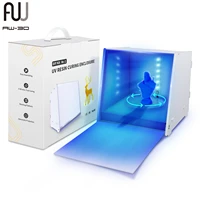 aw 3d uv resin curing box suitable for 405nm resin dryer lamp with electric turntable for sla dlp lcd 3d printer new arrival