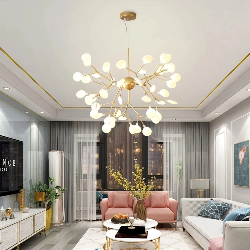 

LED Tree Branch chandelier Kitchen Restaurant Bar heracleum lustre salon Lighting Art Decor luminaire hanging light fixtures