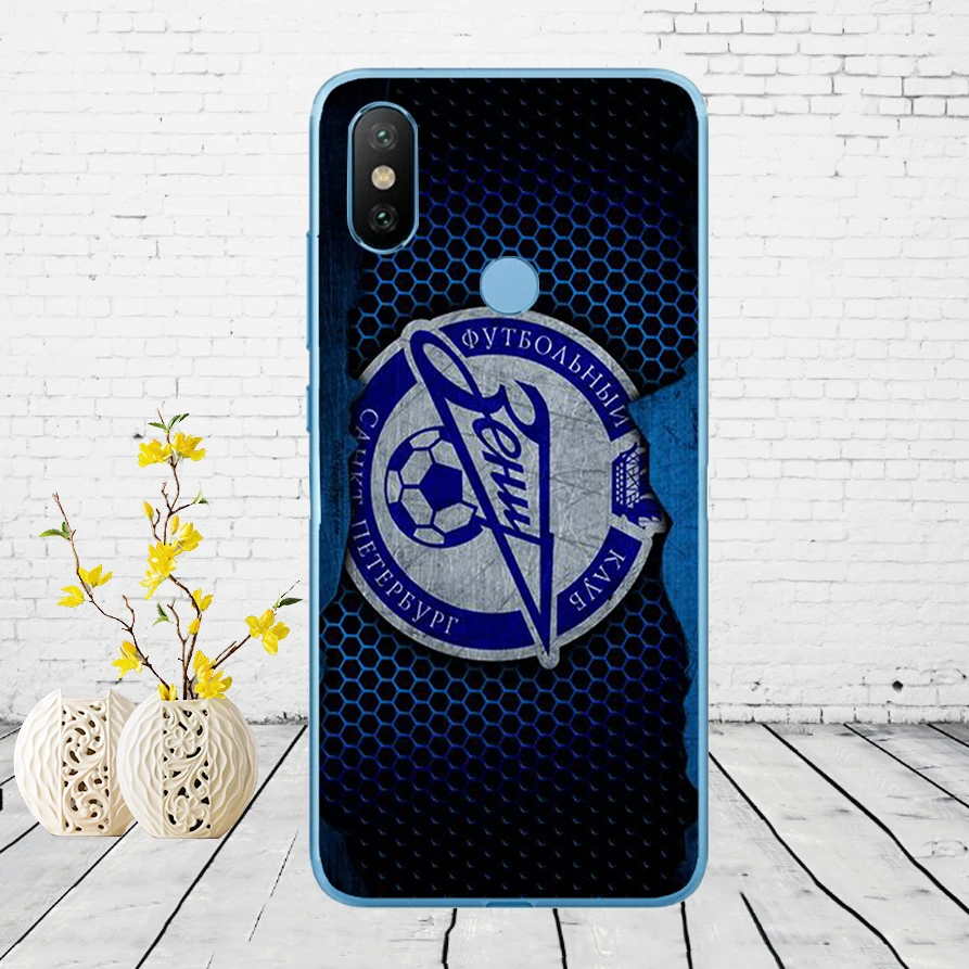 1 264DD zenit st petersburg02 Мягкий силиконовый чехол для Xiao mi Red mi 6 6a mi 8 a2 lite note 5 6 pro 7 Case - Цвет: 1