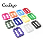 10 шт., пластиковые тройные скользящие слайдеры 1 дюйм (25 мм) с регулируемой пряжкой, детали для тактических сумок # FLC079(Mix-s)