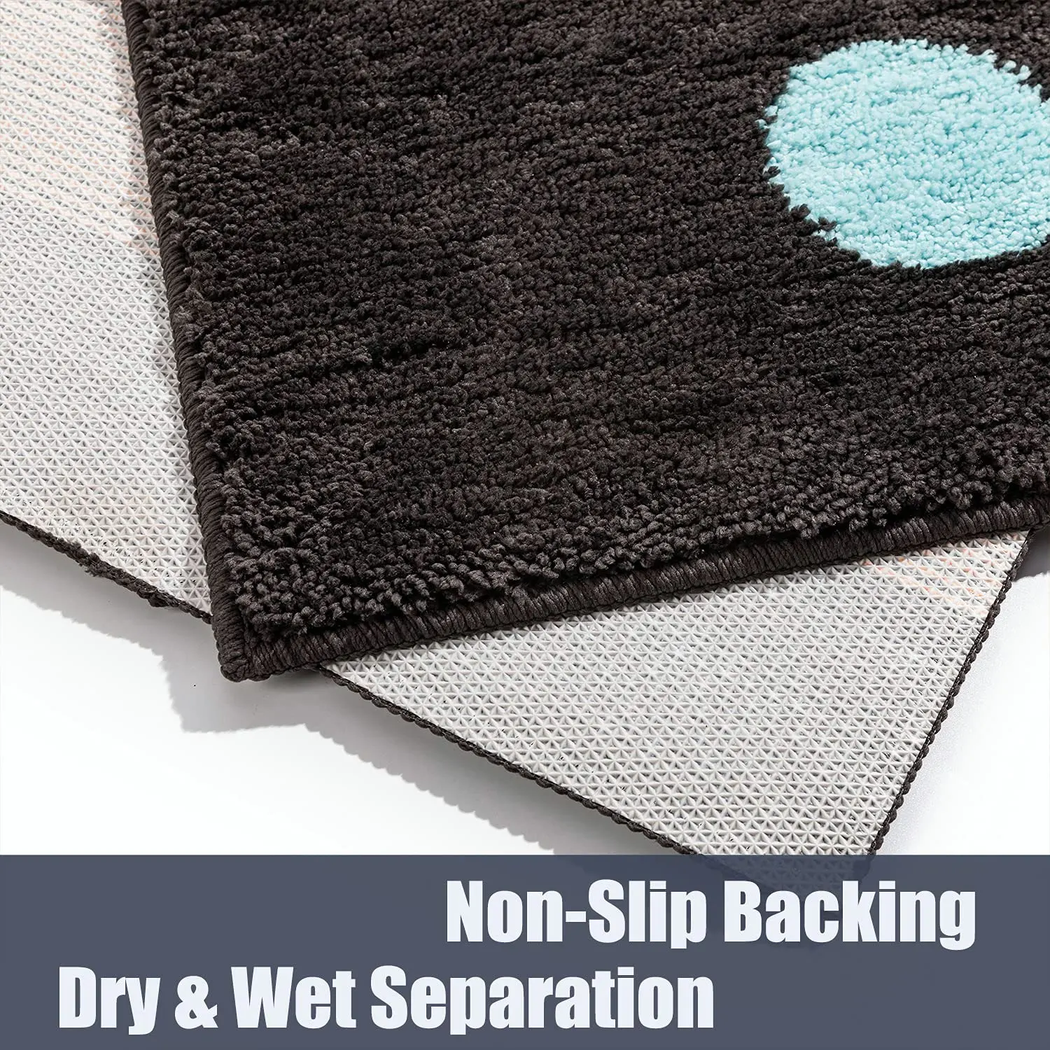 ultra microfiber soft bath mats for bathroom tpr non slip bath mats for bathroom absorbs water quickly washable rug plush fluffy free global shipping