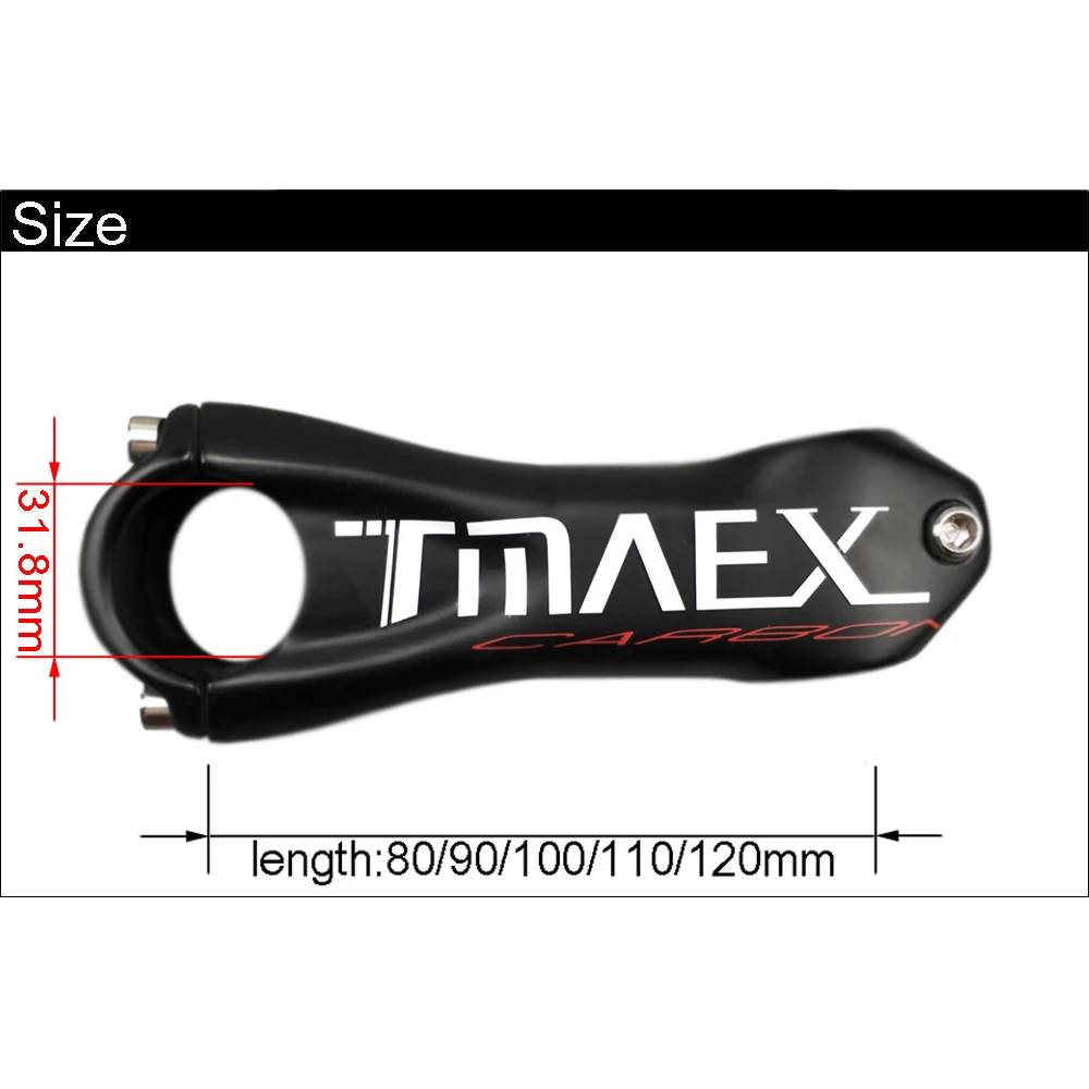 TMAEX полностью новый углеродный стержень шоссейного велосипеда запчасти для