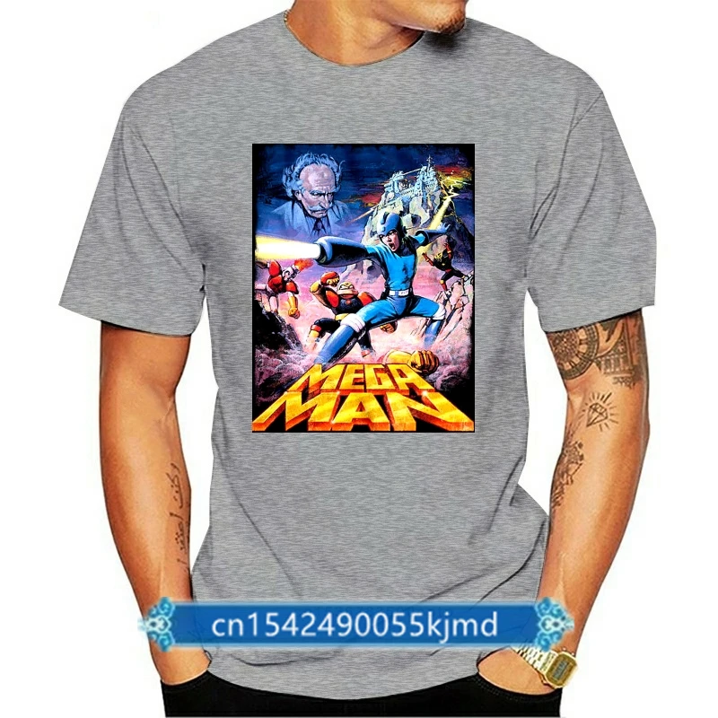 

MEGA MAN - POSTERY MEGAMAN BLACK Men's Adult Short Sleeve T-Shirt