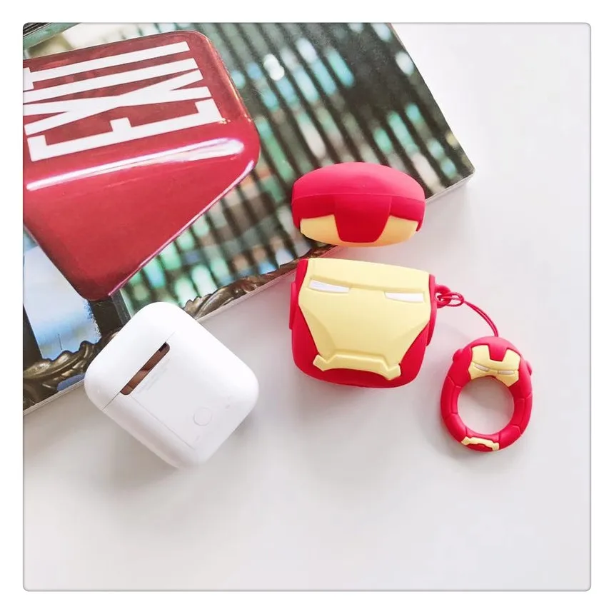 Модный Venom Мстители для Airpods 1 2 Чехол-сюрприз Мягкий беспроводной Bluetooth чехол для наушников AirPods аксессуары для наушников