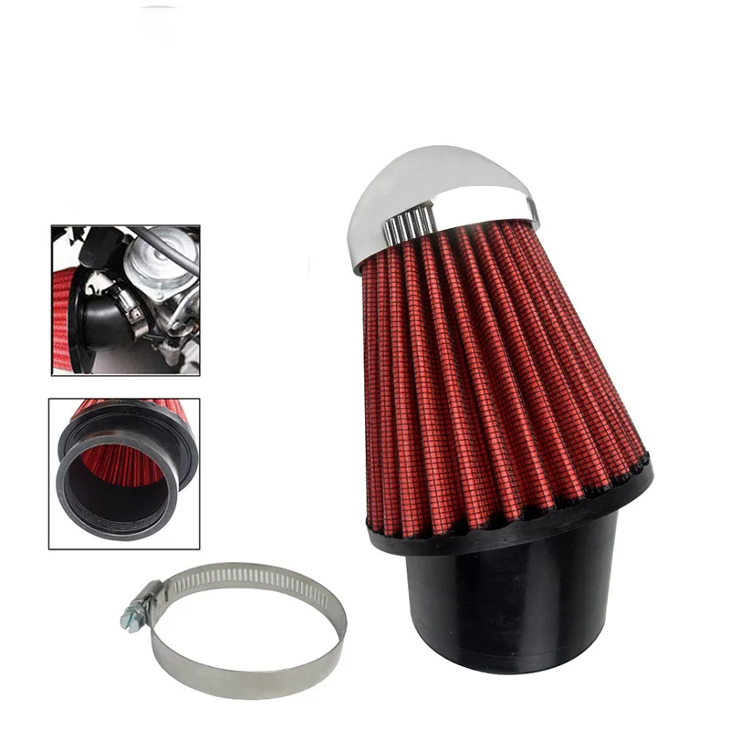 

62mm Universal Motorcycle Air Filter Car Motorcycle Air Intake Modification Accessories Mini Bike Car Mushroom Filter
