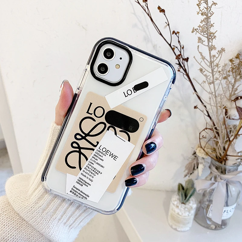 

Label Cool Phone Case For iPhone 11 12 Pro Max 12 Mini X XR XS Max 7 8 Plus SE2 Street fashion