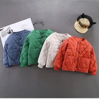 2021 korean winter clothes cotton clothes for boys and girls autumn and winter clothes new baby bread cloth quilted warm jackets