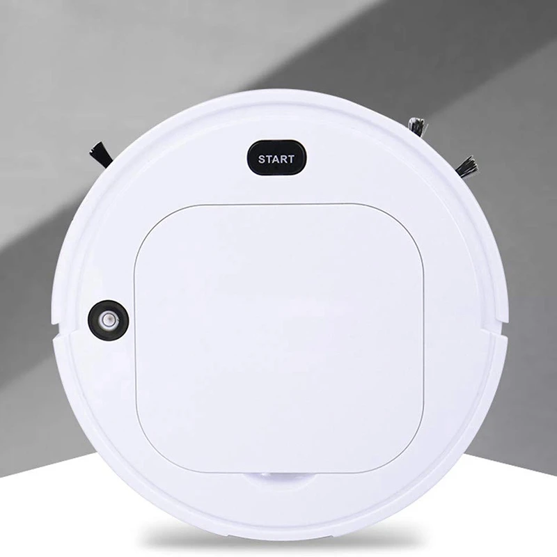 

1 Set 4-In-1 Automatic Vacuum Cleaner Sweeper Mop Humidifier & 1 Set Mini Electric Steam Iron Portable Steamer Iron