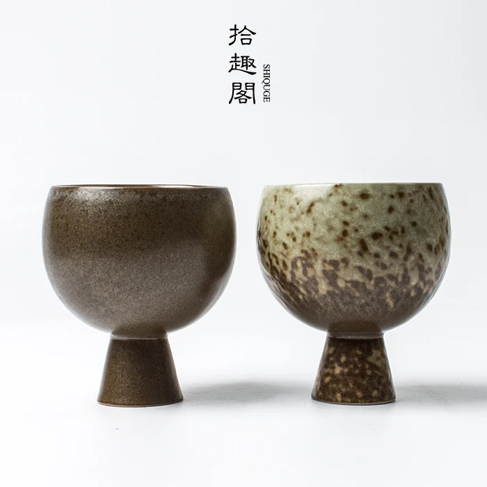 

★Ручная работа, грубая керамика, искусственные керамические чашки, индивидуальная чашка кунг-фу, чайные чашки, ароматизирующая чашка