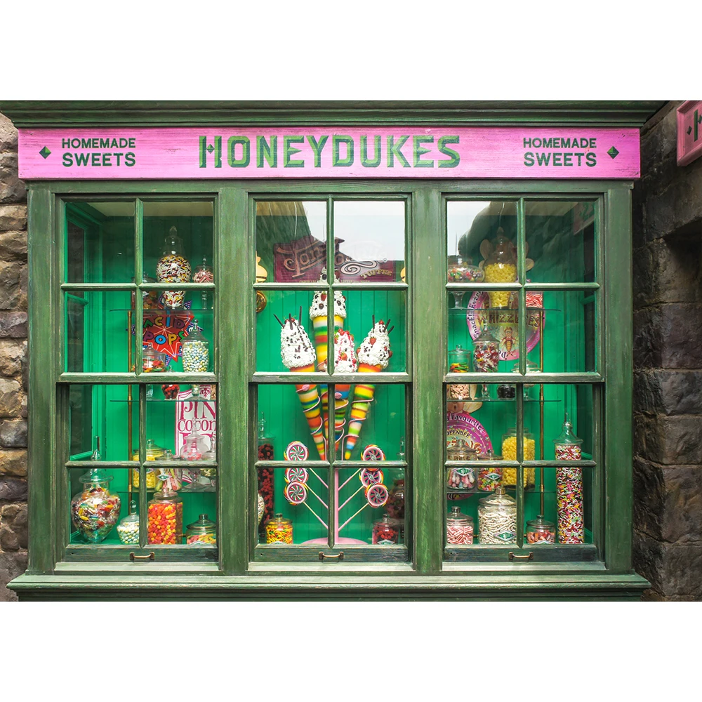 Фон для фотосъемки Honeydukes Candy Bar ледяной милый шопп Волшебная тема Вечерние