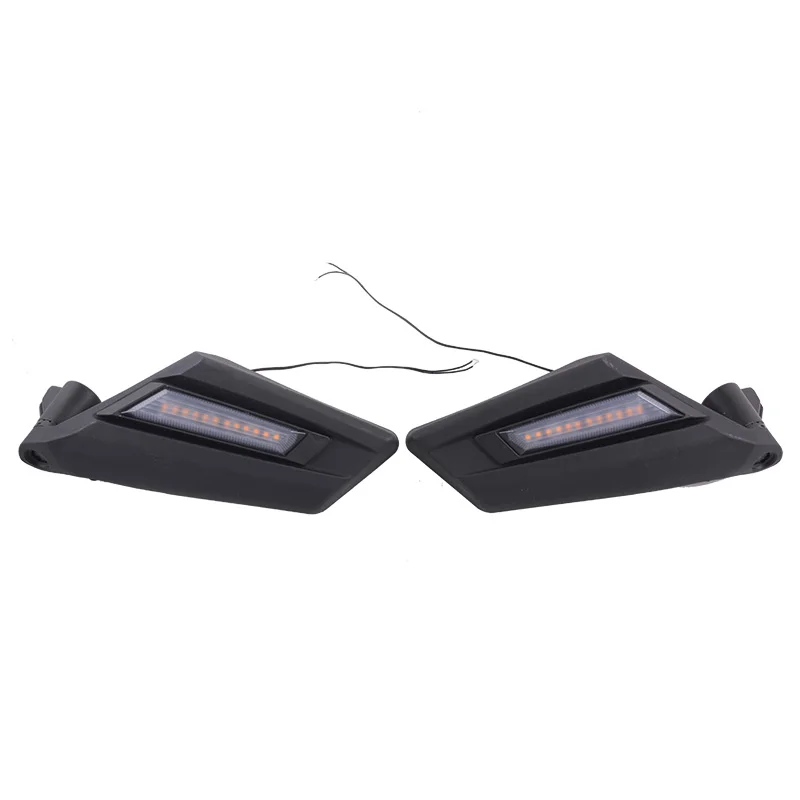 Боковые зеркала зеркало заднего вида с желтым поворотным светом для Can Am Maverick X3 Max