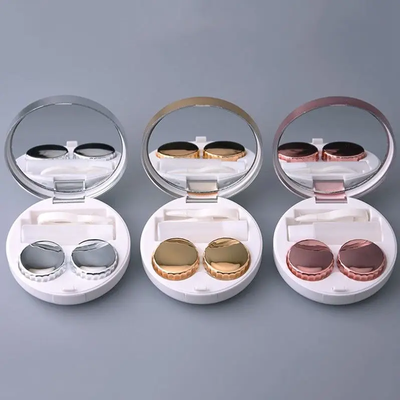 Аниме Усаги Цукино Сердце Круглый контактные линзы коробка очки для путешествия