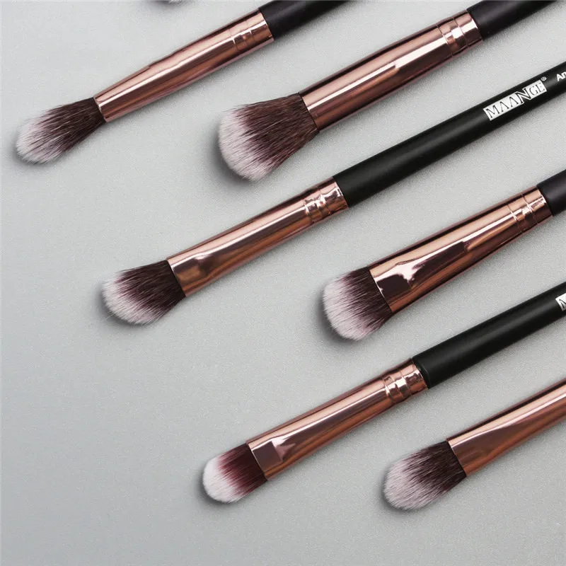 12PCS Luxury Makeup Brushes Set Professional Make up Brush Blusher Eyeshadow Blending Eyeliner Eyebrow Brush For Makeup Tool