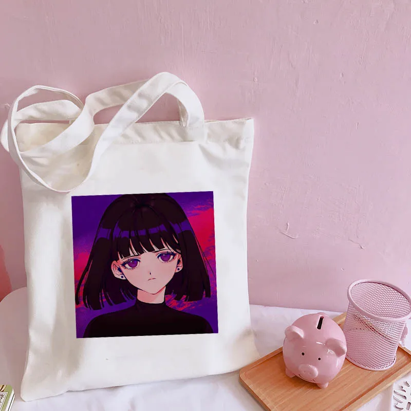 Японский Сейлор Мун большой емкости Harajuku Повседневная Ulzzang Новая женская Холщовая Сумка для колледжа летняя шикарная мультяшная сумка на плечо