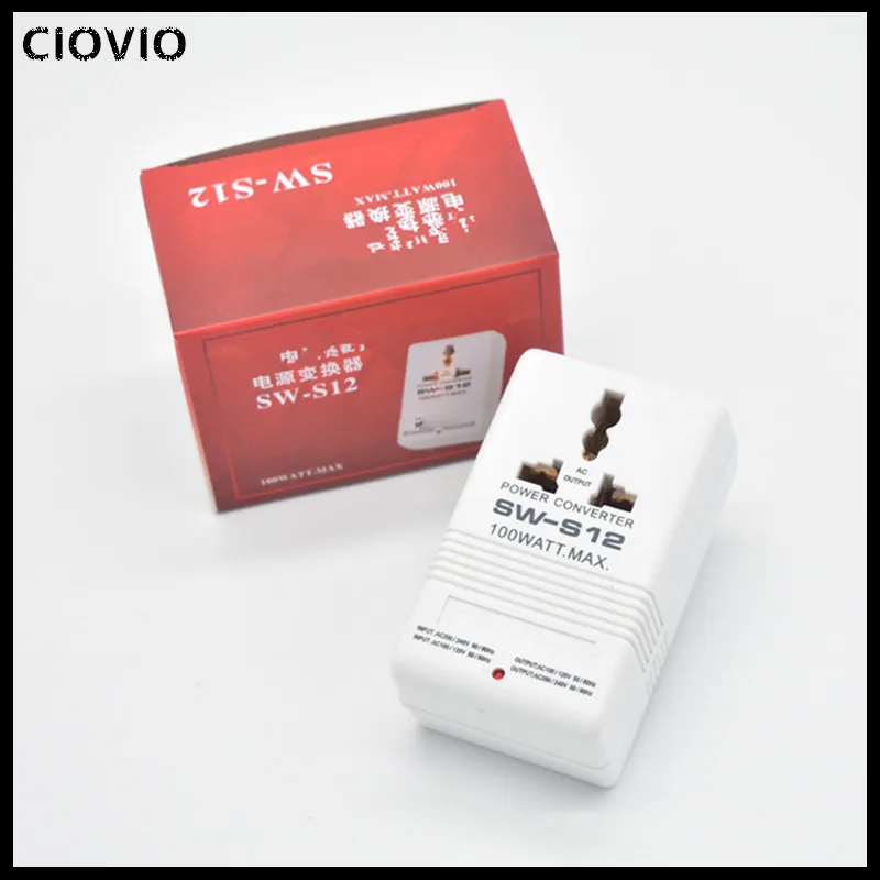 CIOVIO трансформатор 70 Вт 100 150 220 В до 110 преобразователь путешествия Двухканальный
