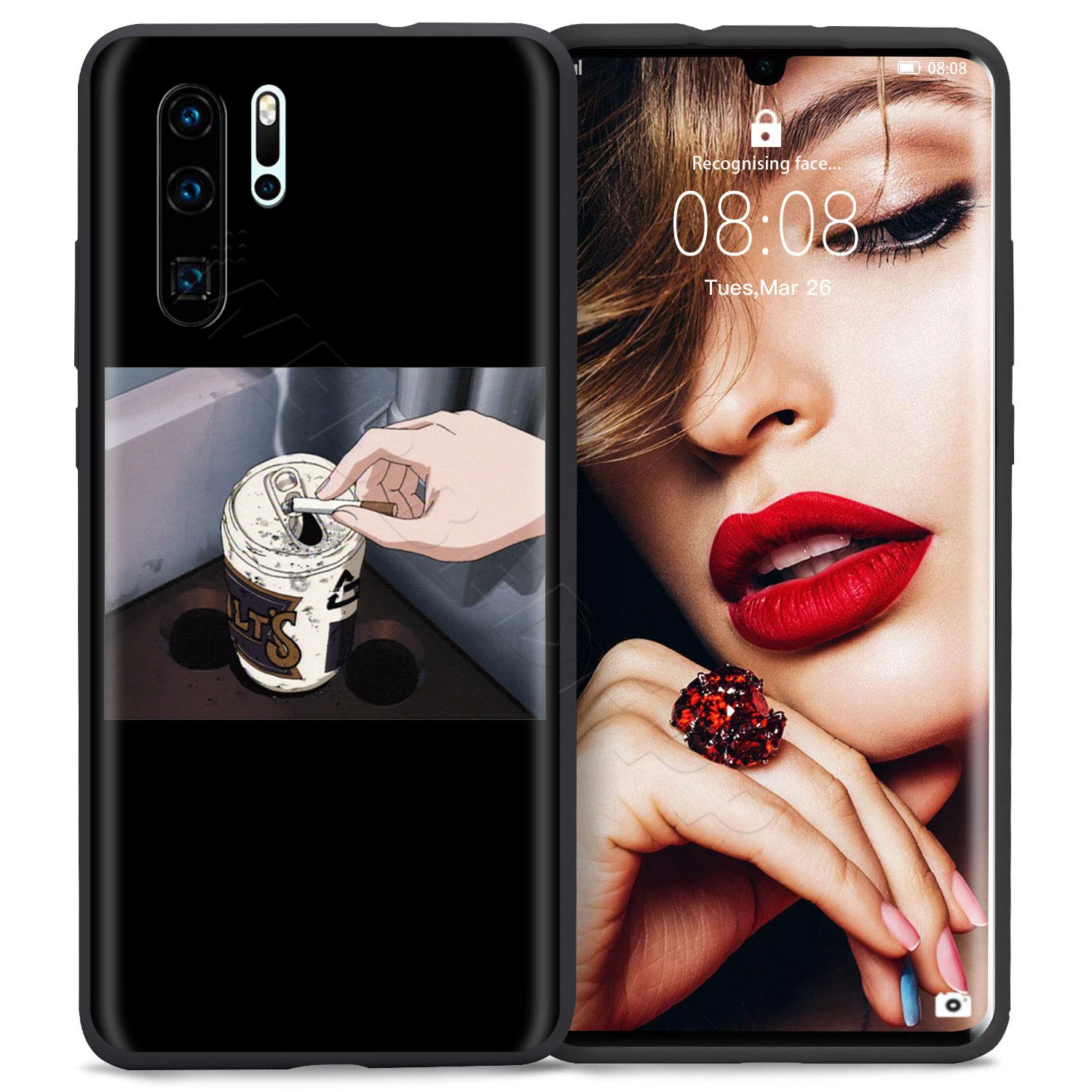 10 Webbedepp Sad аниме Vaporwave эстетическое чехол для Huawei P8 P9 P10 P20 P30 Lite Pro P Smart Z Mini - Цвет: 10