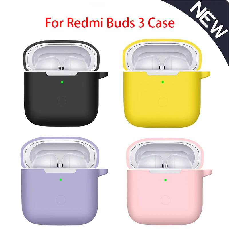 Защитный чехол из силикагеля для Redmi Buds 3 наушники-вкладыши идеально подходит