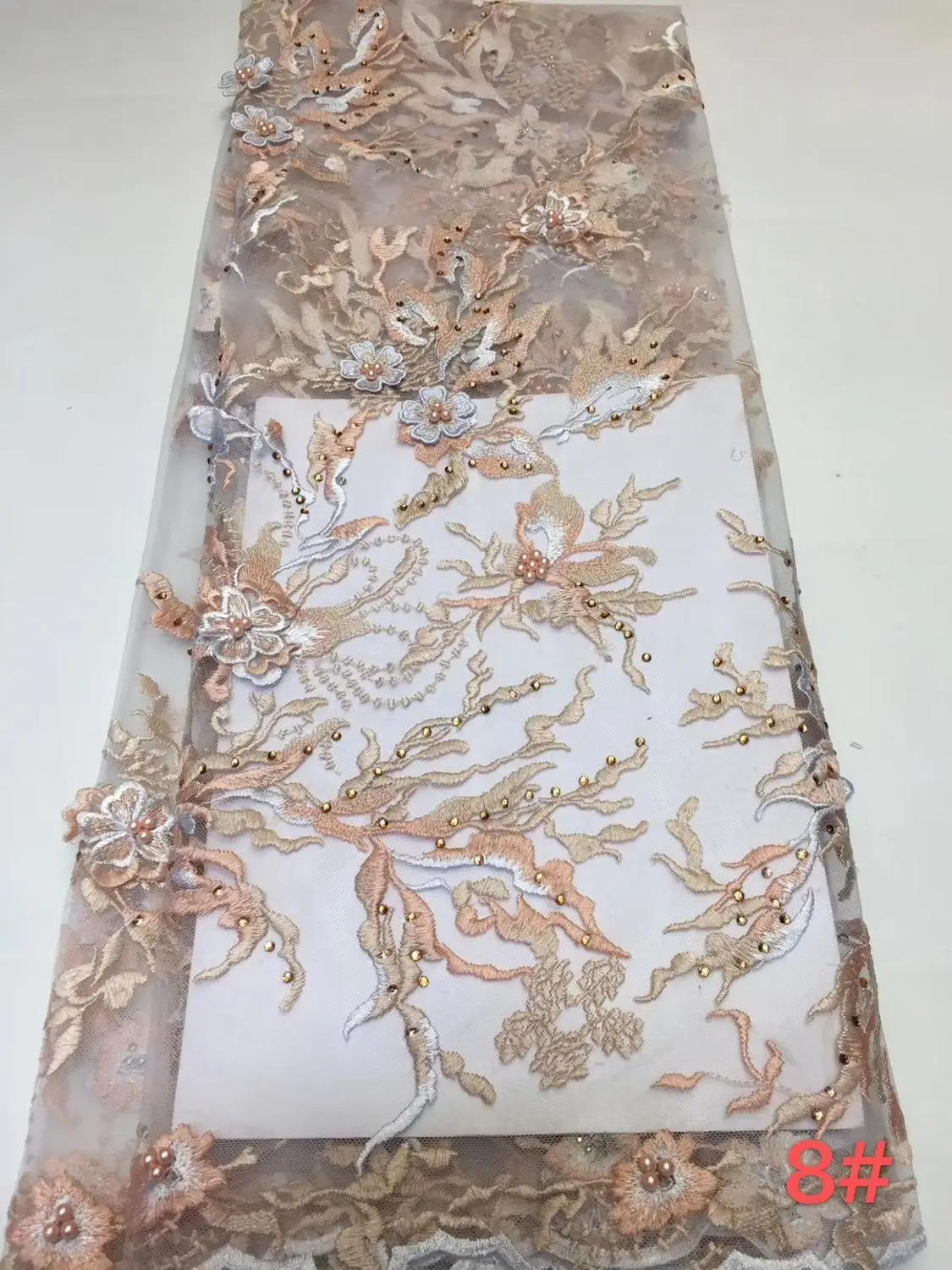 African Lace Fabric 3D Applique For Wedding Bridal Dress Tulle FFZ92 | Дом и сад