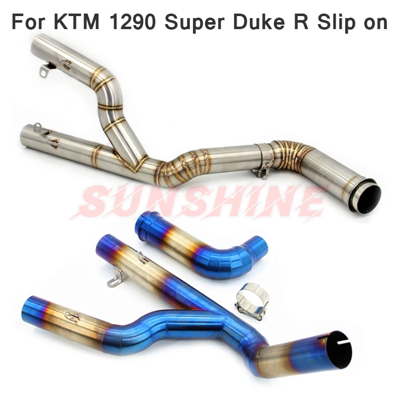 Для KTM 1290 Super Duke R выхлопная труба для мотоцикла модифицированный глушитель